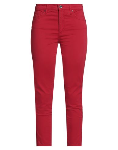 Armani Exchange Woman Jeans Red Size 30w-32l Cotton, Elastane