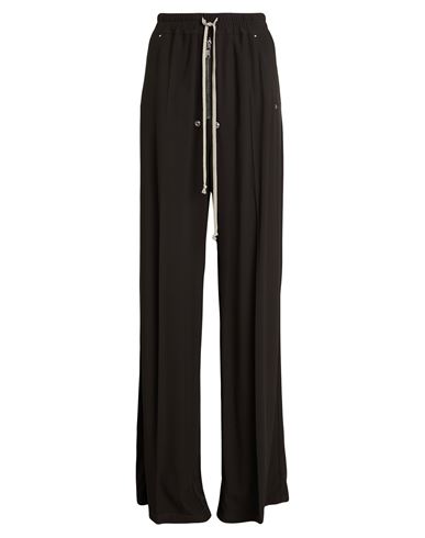 Rick Owens Woman Pants Dark Brown Size 4 Viscose, Acetate In Black