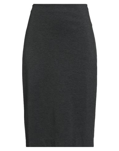 Staud Woman Midi Skirt Charcoal Size L Viscose, Nylon, Elastane