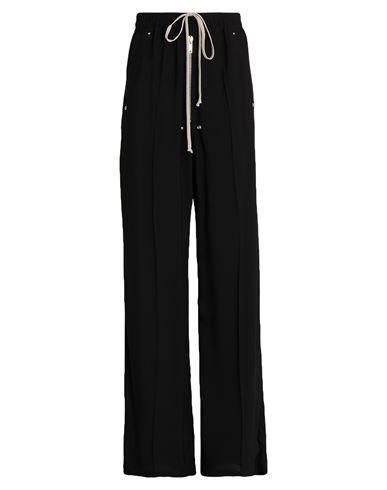 Rick Owens Woman Pants Black Size 6 Viscose, Acetate In Black