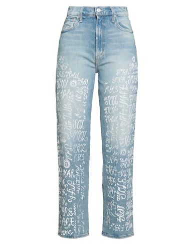 Mother Superior Woman Jeans Blue Size 29 Cotton, Elastane
