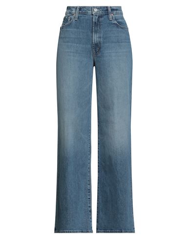 Mother Superior Woman Jeans Blue Size 32 Cotton, Elastane