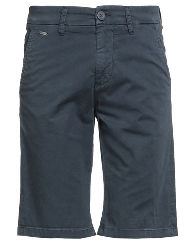 Guess Man Shorts & Bermuda Shorts Navy Size 30 Cotton, Elastane