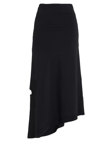 Johanna Parv Woman Midi Skirt Black Size L Recycled Polyamide, Elastane In Black