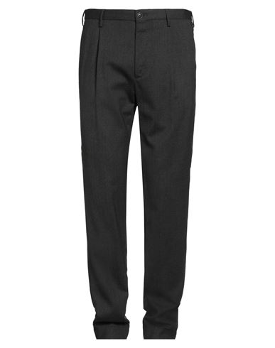 Incotex Man Pants Charcoal Size 38 Wool, Polyester, Elastane In Black