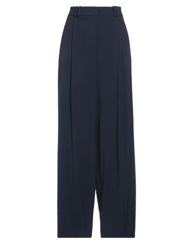 Kaos Woman Pants Midnight Blue Size 10 Polyester, Viscose, Elastane In Blue