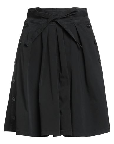 Department Five Department 5 Woman Mini Skirt Black Size 29 Cotton, Elastane