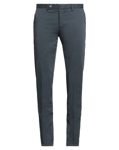 Luigi Borrelli Napoli Man Pants Navy Size 34 Cotton, Elastane In Blue