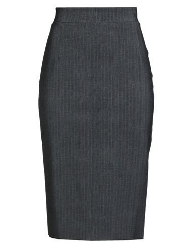 Chiara Boni La Petite Robe Woman Midi Skirt Charcoal Size 6 Polyamide, Elastane