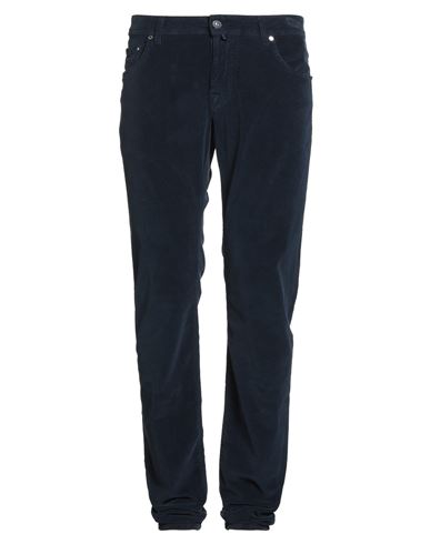 Jacob Cohёn Man Pants Midnight Blue Size 40 Cotton, Elastane In Blue