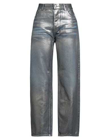 Misbhv Woman Jeans Silver Size 32 Cotton