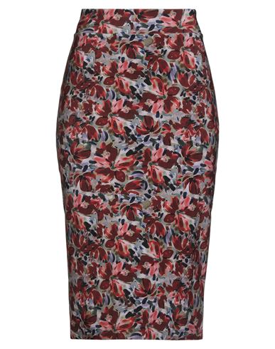 Chiara Boni La Petite Robe Woman Midi Skirt Brick Size 10 Polyamide, Elastane
