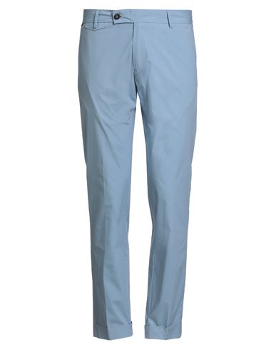 Messagerie Patrizio Piscaglia Man Pants Sky Blue Size 30 Cotton, Elastane