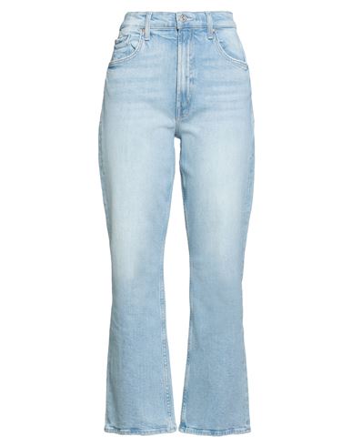 Mother Superior Woman Jeans Blue Size 27 Cotton, Elastane In Multi