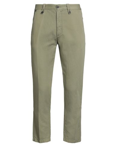 Messagerie Patrizio Piscaglia Man Pants Sage Green Size 32 Cotton, Linen, Lyocell