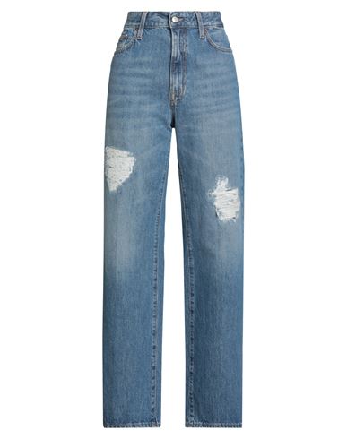 People (+)  Woman Jeans Blue Size 30 Cotton