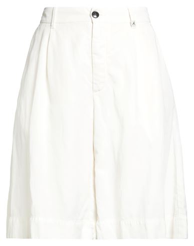 Myths Woman Shorts & Bermuda Shorts Ivory Size 6 Lyocell, Linen, Cotton