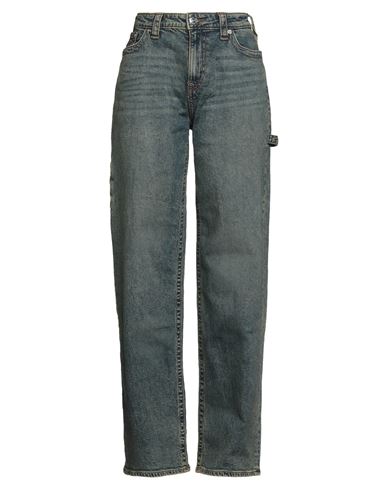 True Religion Woman Jeans Blue Size 30 Cotton, Elastane