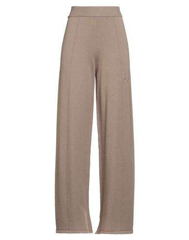 Hinnominate Woman Pants Camel Size M Viscose, Polyester, Polyamide In Sand