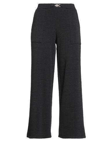 Siste's Woman Pants Black Size L Polyester, Viscose, Elastane