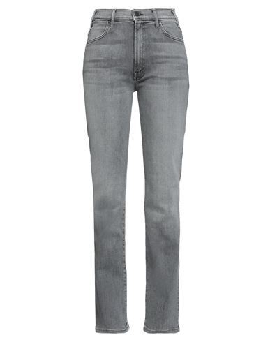 Mother Woman Jeans Grey Size 31 Cotton, Elastane, Polyester In Gray