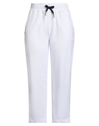 Suns Boards Woman Pants White Size Xl Cotton, Polyester In White