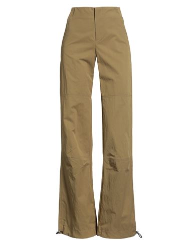 Yuzefi Woman Pants Khaki Size 6 Cotton, Nylon In Brown