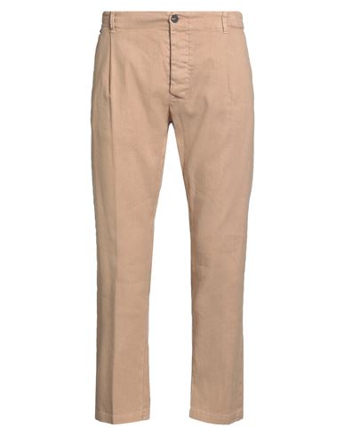 Messagerie Man Pants Sand Size 36 Hemp, Cotton, Elastane In Brown