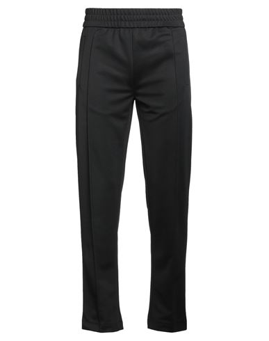 Palm Angels Back Curved Logo Track Pants In Black