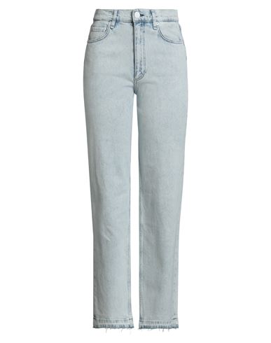 Rag & Bone Logan Wide Leg Jeans In Icefall In Metallic