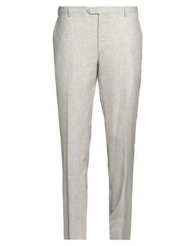 Luigi Borrelli Napoli Man Pants Beige Size 40 Virgin Wool In White