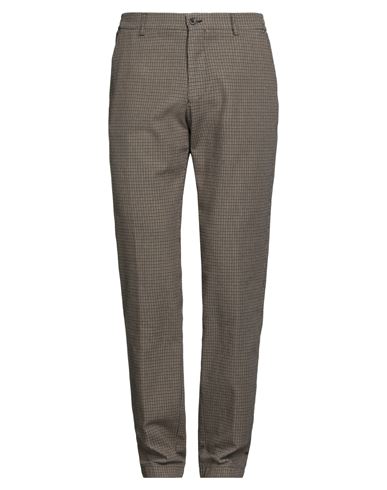 Berwich Man Pants Khaki Size 36 Cotton, Polyester, Elastane In Brown