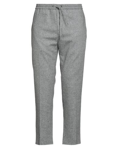Calvin Klein Man Pants Grey Size L Wool, Polyester, Elastane In Gray