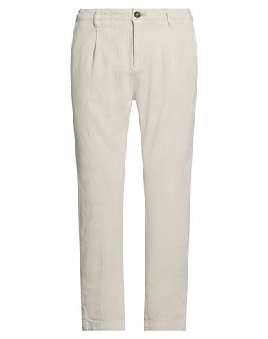 Impure Man Pants Cream Size 34 Cotton, Elastane