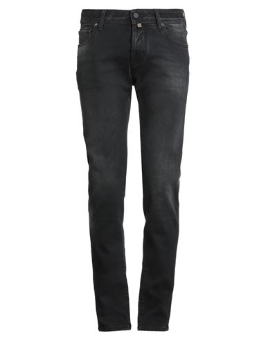 Jacob Cohёn Man Jeans Black Size 31 Cotton, Polyester, Elastane In Black