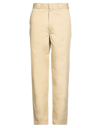 Caterpillar Man Pants Sand Size 34w-32l Polyester, Cotton In Brown