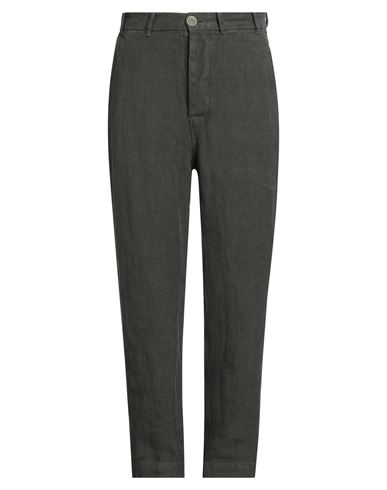 Casey∘casey Man Pants Military Green Size S Linen In Green