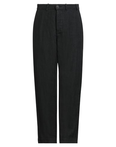 Casey∘casey Man Pants Black Size S Linen In Black