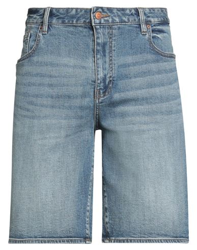 Armani Exchange Man Denim Shorts Blue Size 33 Cotton, Polyester, Viscose, Elastane