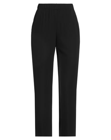 Suoli Woman Pants Black Size 2 Polyester, Elastane In Black