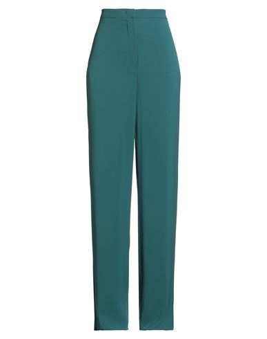 Max Mara Studio Woman Pants Dark Green Size 8 Triacetate, Polyester In Green
