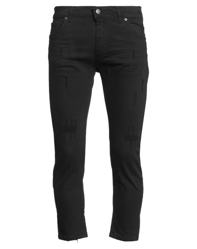 Black Circus Man Pants Black Size 34 Cotton, Elastane