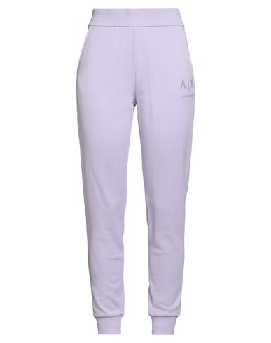 Armani Exchange Trousers Lilac In Purple