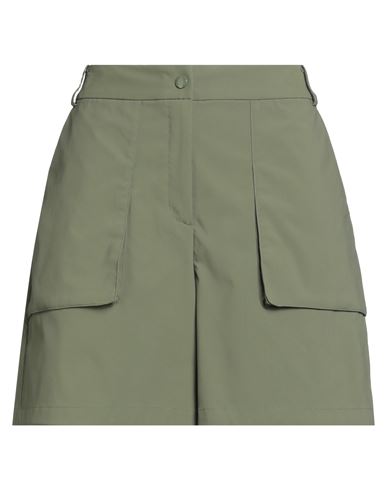 Duvetica Woman Shorts & Bermuda Shorts Military Green Size 30 Polyester In Green
