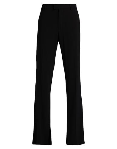 Ann Demeulemeester Man Pants Black Size 38 Viscose, Virgin Wool In Multi