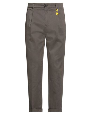 Manuel Ritz Man Pants Brown Size 38 Cotton, Polyester, Elastane In Brown