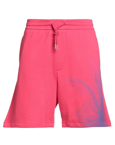 Armani Exchange Man Shorts & Bermuda Shorts Fuchsia Size L Cotton, Polyester
