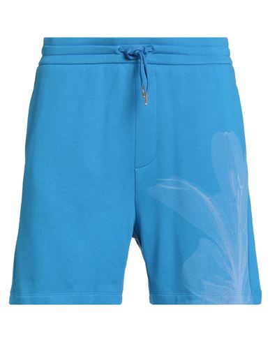 Armani Exchange Man Shorts & Bermuda Shorts Azure Size L Cotton, Polyester