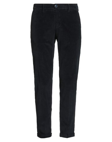 Re-hash Re_hash Man Pants Midnight Blue Size 30 Cotton, Modal, Elastane In Black