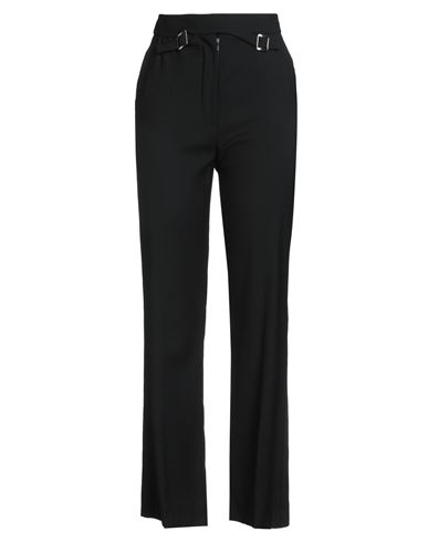 Maison Laviniaturra Woman Pants Black Size 8 Virgin Wool, Polyamide, Elastane
